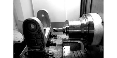 腾博会官网精机HMC-63卧式加工中心，四面多工序加工，阐扬壮大加工机能